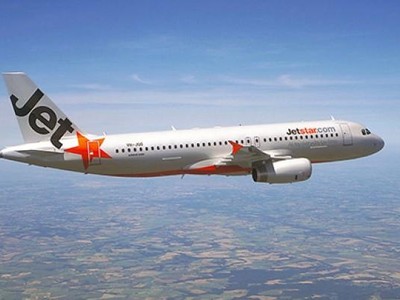 Một máy bay của Jetstar Pacific.