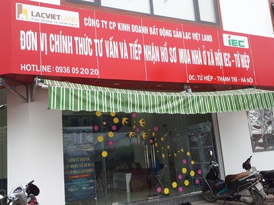 Các sàn môi giới công khai quảng cáo và nhận hồ sơ mua nhà dự án nhà ở xã hội IEC 