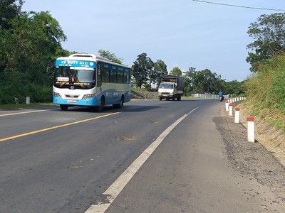 Một đoạn đường Hồ Chí Minh qua Đắk Nông.