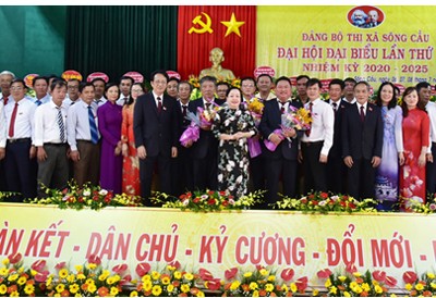 Ban chấp hành nhiệm kỳ mới Thị xã Sông Cầu