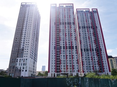 Ba tòa nhà tại dự án Hanoi Pargon. Ảnh: Dũng Minh 