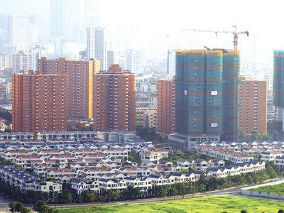 Khu đô thị Tây Hồ Tây (Hà Nội). Ảnh: Đức Thanh