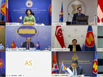 Đối thoại ASEAN-Mỹ lần thứ 33 được tổ chức theo hình thức trực tuyến