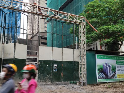 Dự án AZ Bright City đứng hình khi gói cứu trợ 30.000 tỷ đồng kết thúc. Ảnh: Dũng Minh