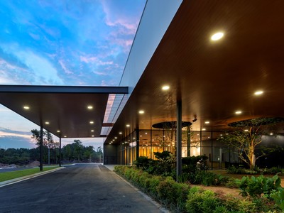 Marina Park Pavilion: Chiếc hộp đá quý