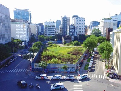 Dự án tại địa chỉ 2 - 4 - 6 Hai Bà Trưng (quận 1, TP.HCM) khiến hàng loạt quan chức Bộ Công thương vướng lao lý. Ảnh: Lê Toàn