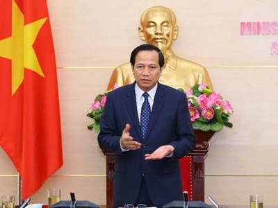 Bộ trưởng Bộ Lao động - Thương binh và Xã hội Đào Ngọc Dung.