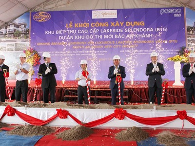 Phố nhà giàu Lakeside Splendora tại Bắc An Khánh trình làng 