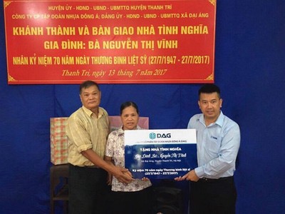  DAG quan tâm đến hoạt động xã hội