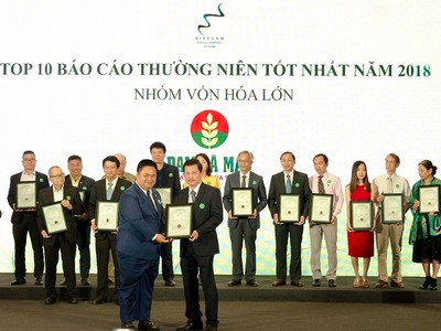 Đạm Cà Mau vào Top 20 doanh nghiệp niêm yết có hệ thống quản trị công ty tốt nhất