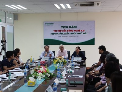 Traphaco ứng dụng công nghệ 4.0 trong sản xuất thuốc nhỏ mắt