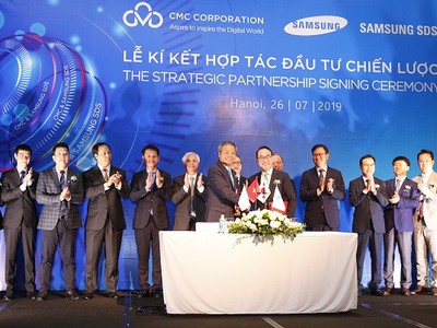 Samsung SDS và Tập đoàn CMC ký hợp đồng hợp tác đầu tư chiến lược