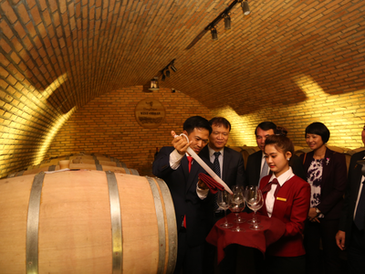  Thực phẩm Lâm Đồng (Ladofoods - VDL) khai trương Dự án Du lịch với hầm vang chuẩn châu Âu