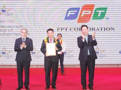 FPT được vinh danh Top 10 doanh nghiệp có năng lực công nghệ 4.0 tiêu biểu