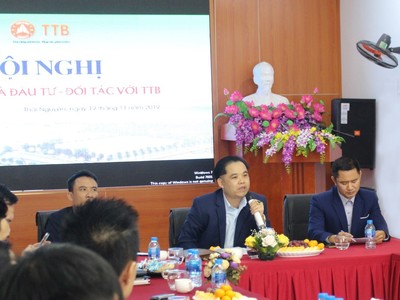 TTB gặp gỡ các nhà đầu tư, đặt kế hoạch lợi nhuận năm tới 50 tỷ đồng