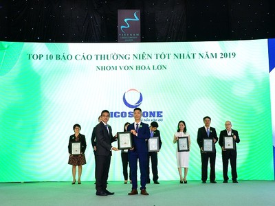 Vicostone được vinh danh Top 3 doanh nghiệp vốn hóa lớn có báo cáo thường niên tốt nhất 2019