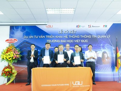 Đại học Việt Đức số hóa hệ thống quản lý với giải pháp của FPT