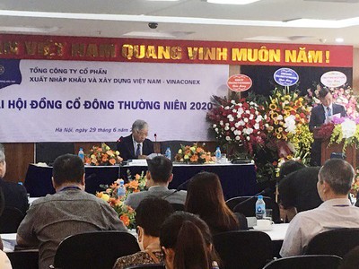 ĐHCĐ Vinaconex (VCG): Cổ đông phải chất vấn bằng văn bản