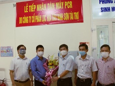 BSR bàn giao hệ thống máy xét nghiệm SARS-CoV-2