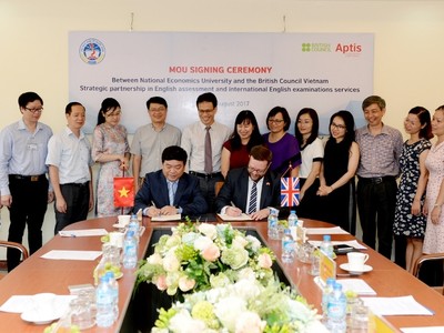 Sinh viên Đại học Kinh tế Quốc dân sẽ được trải nghiệm bài thi tiếng Anh chuẩn quốc tế