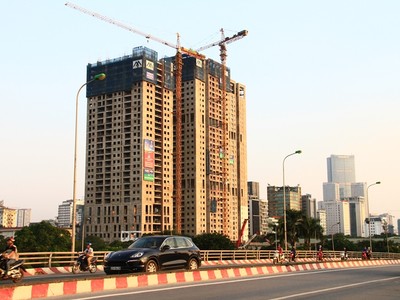 Tại Hà Nội, tổng nguồn cung căn hộ để bán mới đạt 6.000 căn, giảm 10,5% theo quý và 19,5% theo năm (Ảnh Thành Nguyễn)