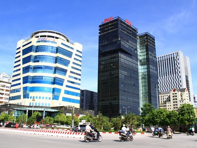 Thị trường văn phòng cho thuê Hà Nội đang là con gà đẻ trứng vàng. Ảnh: Thành Nguyễn.