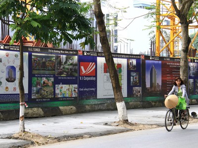 Cận cảnh dự án Phố Wall đang tranh chấp