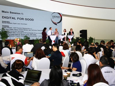 Một mục tiêu quan trọng mà Việt Nam cần đạt được trong thời kỳ số hóa đó là "không để ai bị bỏ lại phía sau" - Đại diện UNDP tại Việt Nam. Ảnh: Thành Nguyễn.