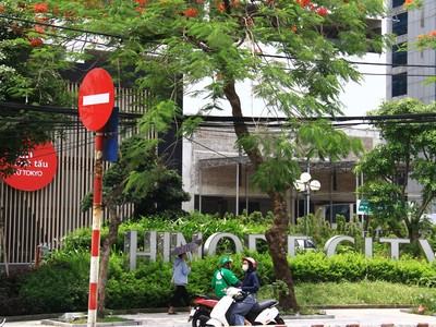 Hinode City đang khiến khách hàng băn khoăn về câu chuyện bảo lãnh ngân hàng. Ảnh: Thanh Huyền.