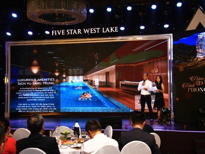 Five Star West Lake có số căn hộ giới hạn, 32 căn để bán, 38 căn dịch vụ. Ảnh: Thành Nguyễn.