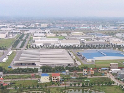 Bất động sản công nghiệp có vẻ đang ngấm dần và hưởng lợi từ thương chiến Mỹ - Trung. Ảnh: Dũng Minh.