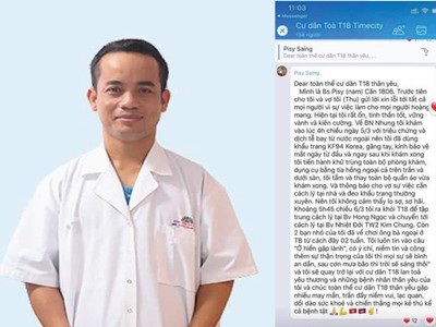 Bác sĩ Saing Pisy và tâm thư gửi tới cộng đồng.