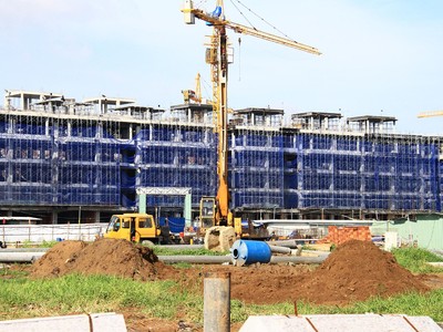 Một dự án đang được thi công tại Thủ Đức. Ảnh: Thành Nguyễn.