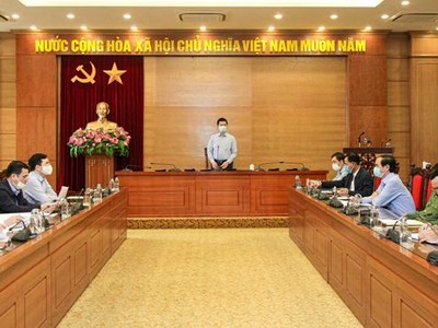 Phó Chủ tịch UBND tỉnh Nguyễn Văn Khước phát biểu chỉ đạo tại buổi làm việc.