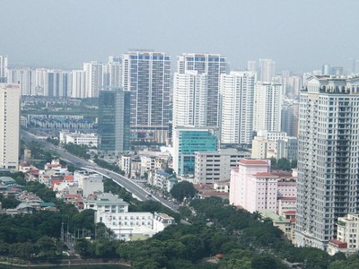 Giá chung cư Hà Nội đang tăng mạnh do khan hiếm nguồn cung. Ảnh: Thành Nguyễn.