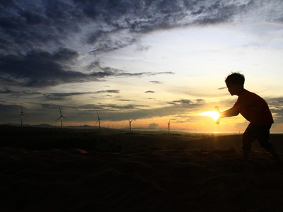 Bình minh trên Bàu Trắng