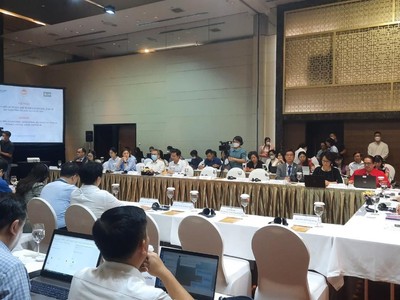 Thứ trưởng Trần Quốc Phương chia sẻ tại hội thảo. Ảnh: Thành Nguyễn.