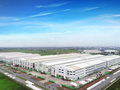 Bất động sản công nghiệp luôn duy trì sức nóng, sự hấp dẫn trong suốt thời gian qua, kể cả giai đoạn dịch bệnh. Ảnh: Bình Minh.