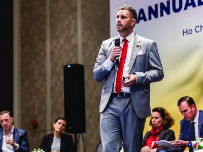 Ông Dominik Meichle, Chủ tịch EuroCham. Ảnh: EuroCham