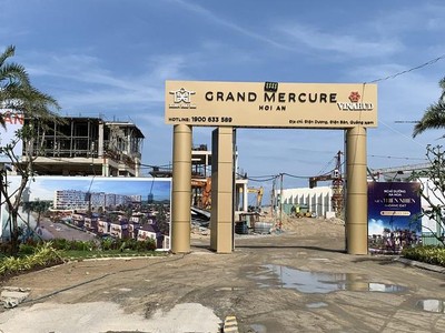 Grand Mercure lại tiếp tục xin điều chỉnh tiến độ thực hiện đến tháng 4/2026. Ảnh: Internet.