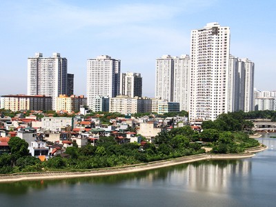 Giá căn hộ tại Hà Nội khó có thể giảm. Ảnh: Bình Minh.