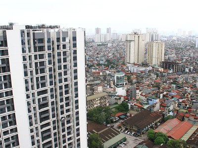 Giá nhà Hà Nội đã tăng mạnh trong năm 2024. Ảnh: Bình Minh.