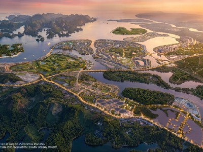 Phối cảnh tổng thể đự án Vinhomes Global Gate Hạ Long.