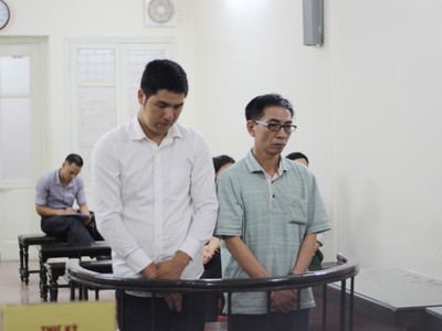 Các bị cáo tại tòa