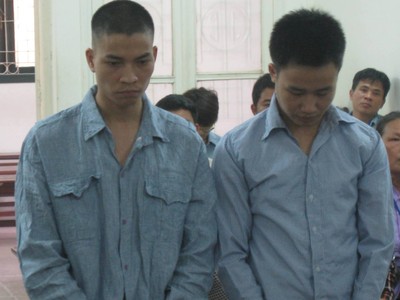 Các bị cáo tại tòa