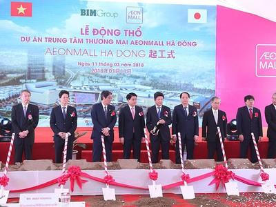 Khởi công xây dựng Aeon Mall Hà Đông
