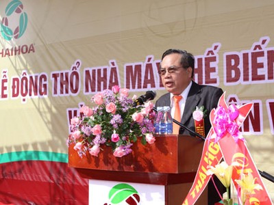 Nguyễn Văn An, khi còn là Chủ tịch Hội đồng quản trị, kiêm Tổng giám đốc CTCP Tập đoàn Thái Hòa Việt Nam