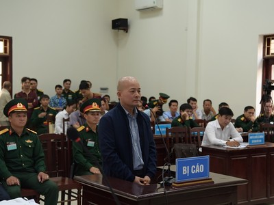 Bị cáo Đinh Ngọc Hệ tại phiên tòa phúc thẩm