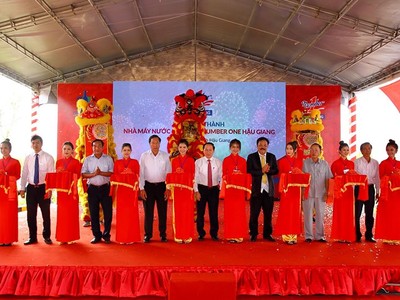 Tập đoàn Tân Hiệp Phát khánh thành nhà máy tại Hậu Giang.