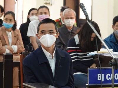 Bị cáo Đặng Anh Tuấn tại phiên tòa